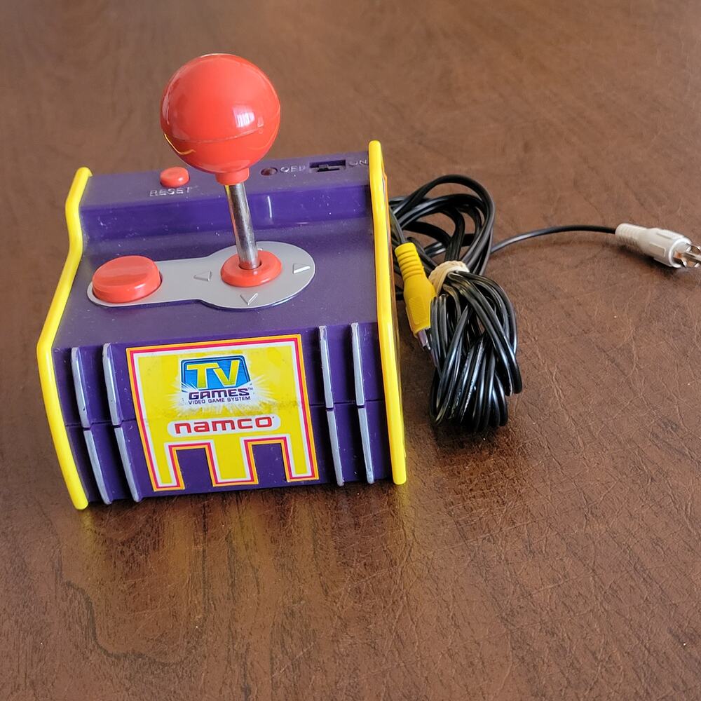 Vintage 2003 NAMCO Plug and Play TV 5 Classic Arcade Games Jakks Pacific Tested